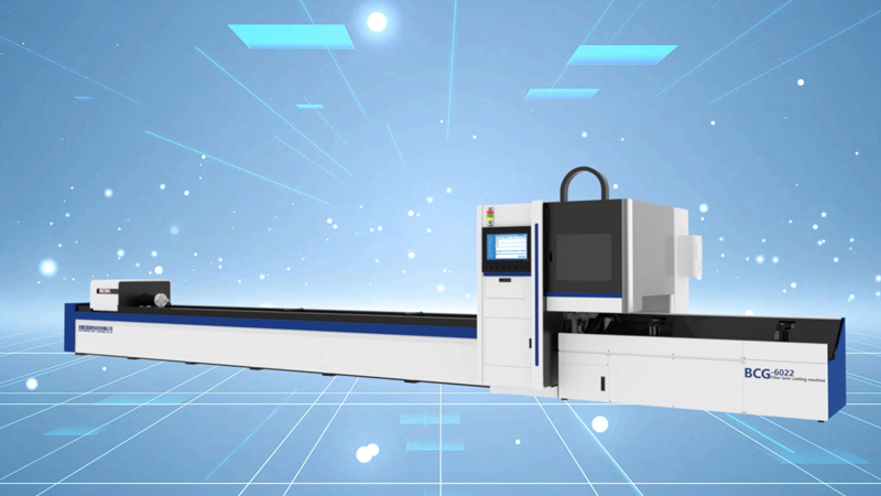BCG Professional Fiber Laser Tube Cutting Machine 3D animation
